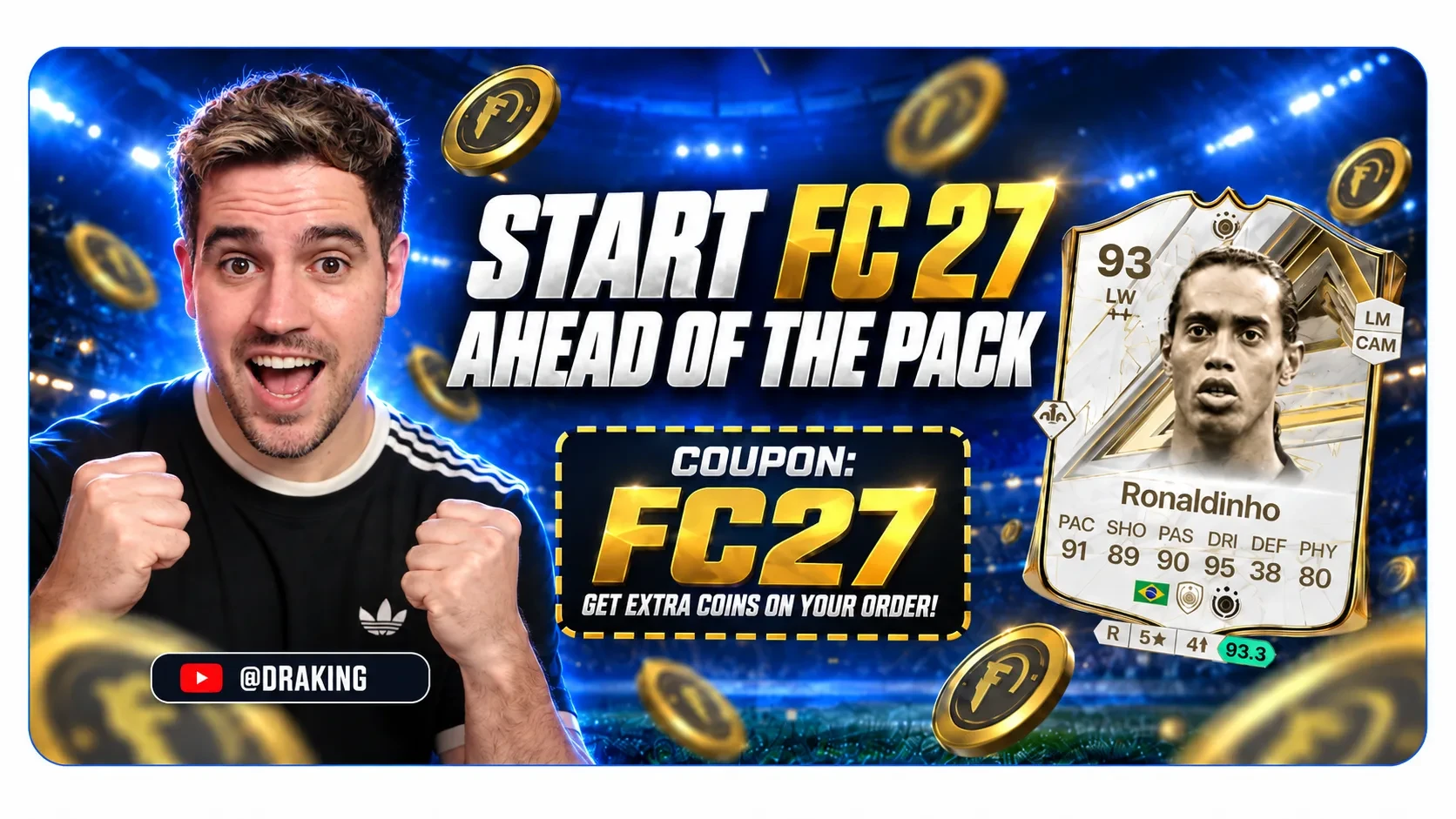 Buy EA FC 27 coins at Futshop with coupon FC27