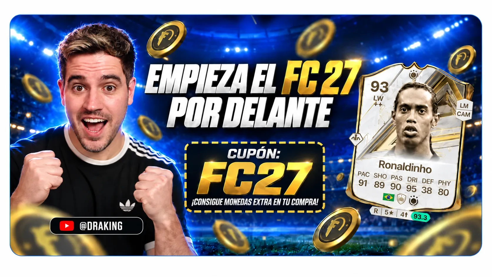 Compra monedas EA FC 27 en Futshop con el cupón FC27